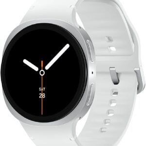 Samsung Galaxy Watch 8 (2025) 44mm Bluetooth Smartwatch, Cushion Design, Fitness Tracker, Sleep Coaching, Running Coach, Energy Score, Heart Rate Tracking, Silver