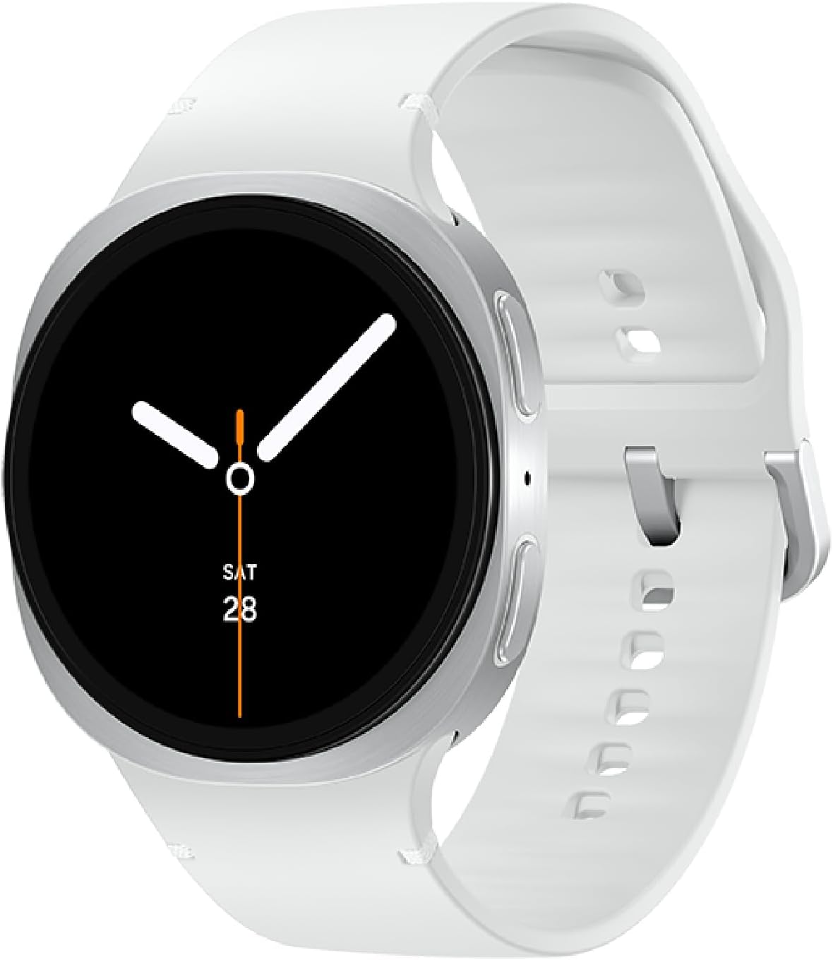 Samsung Galaxy Watch 8 (2025) 44mm Bluetooth Smartwatch, Cushion Design, Fitness Tracker, Sleep Coaching, Running Coach, Energy Score, Heart Rate Tracking, Silver